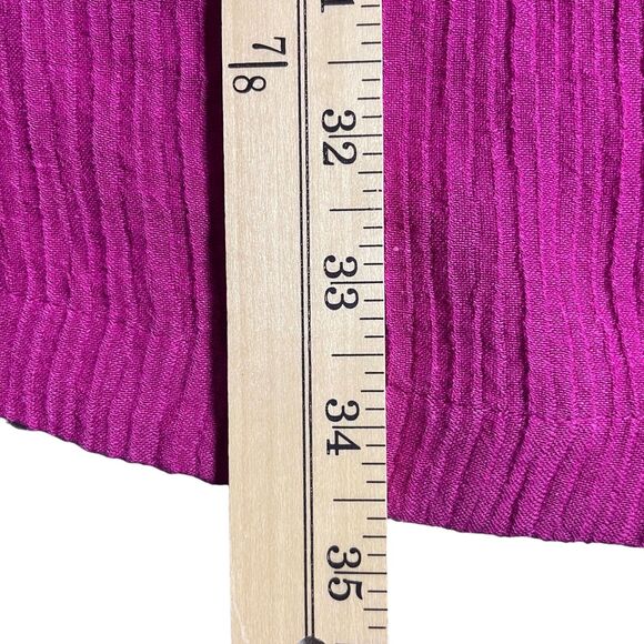 NWT Soft Surroundings Oceo Gauze Tunic Top Size 3X Fiery Fuchsia Pink - Picture 15 of 16